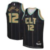 Charlotte Hornets Kelly Oubre JR 12 Jordan 2022-23 City Edition Musta Pelipaidat Swingman - Miesten